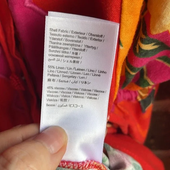 FARM farm rio patchwork embroidered dress Vibrant Floral Maxi Dress - Picture 12 of 14